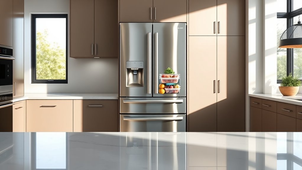 top middle drawer refrigerators
