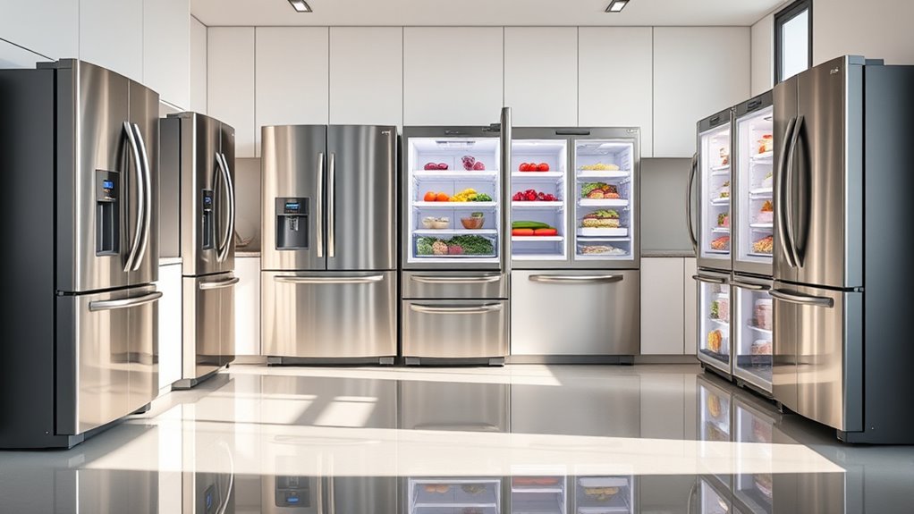 top no frost refrigerators
