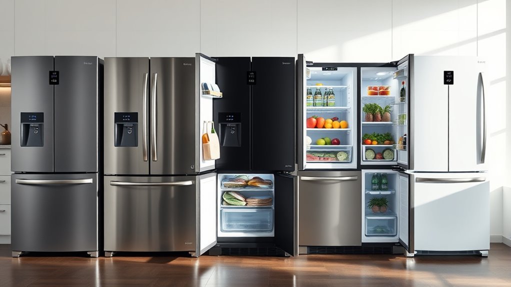 top no frost refrigerators