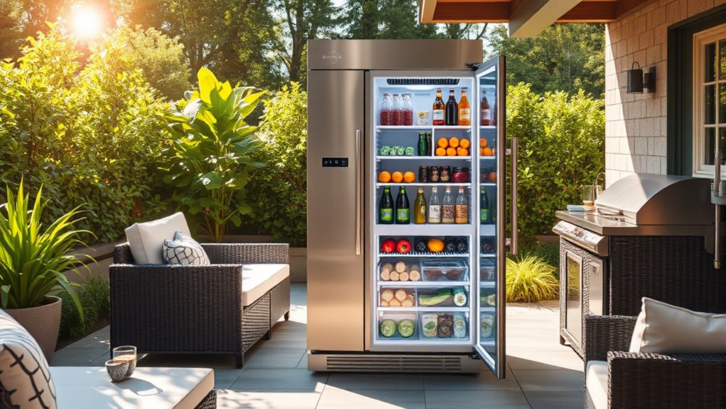 top outdoor fridge options
