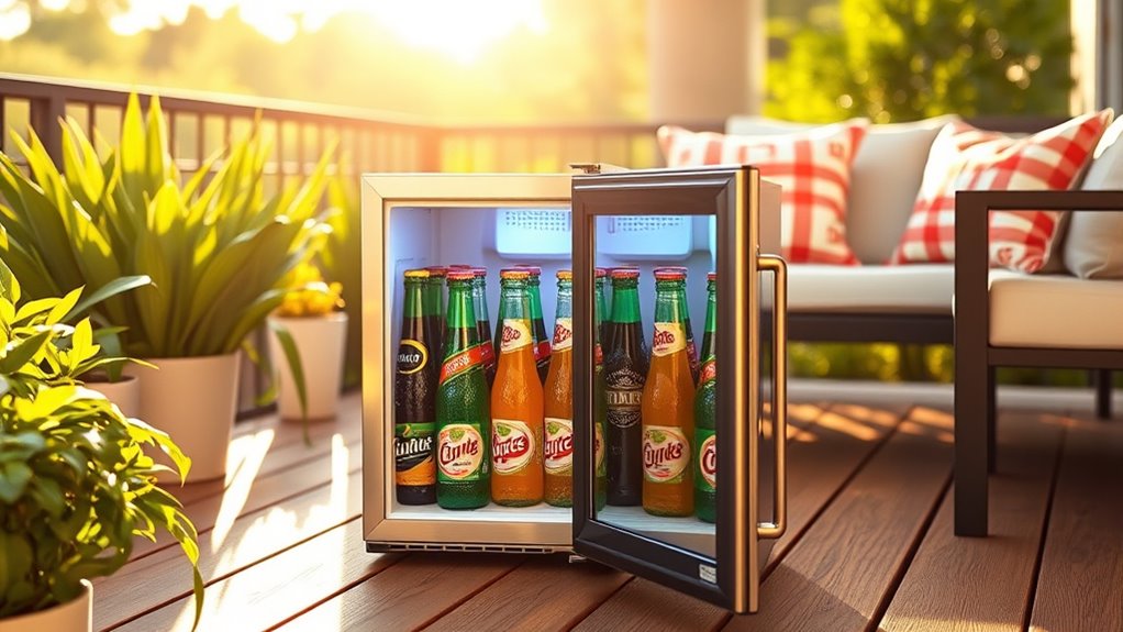 top outdoor mini fridge options