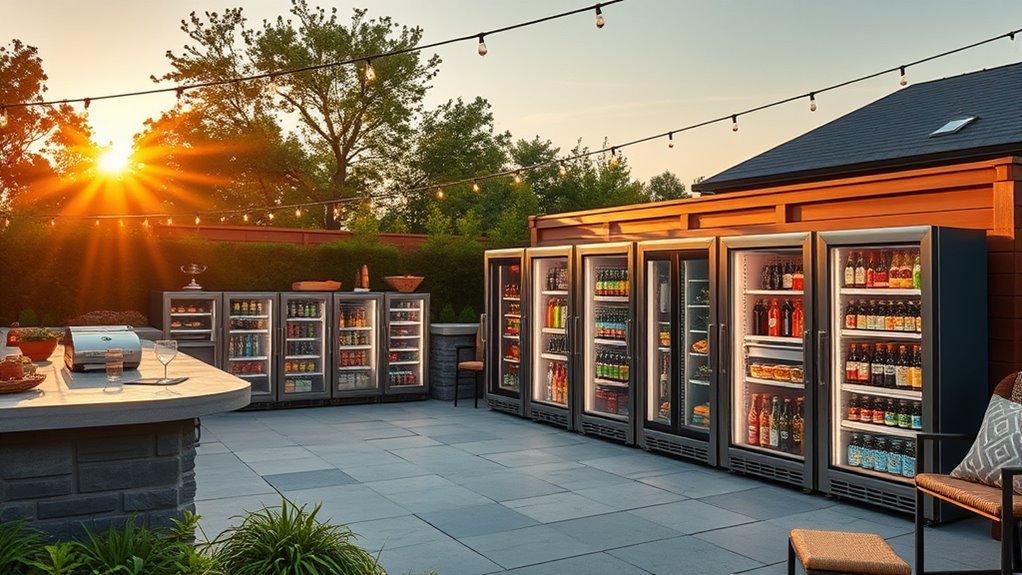top outdoor patio refrigerator options