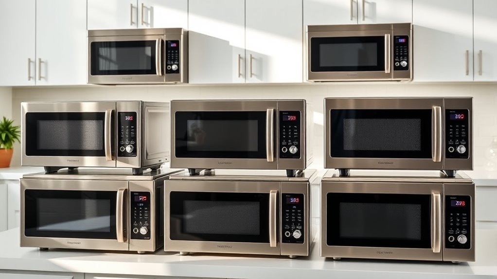 top over range microwaves