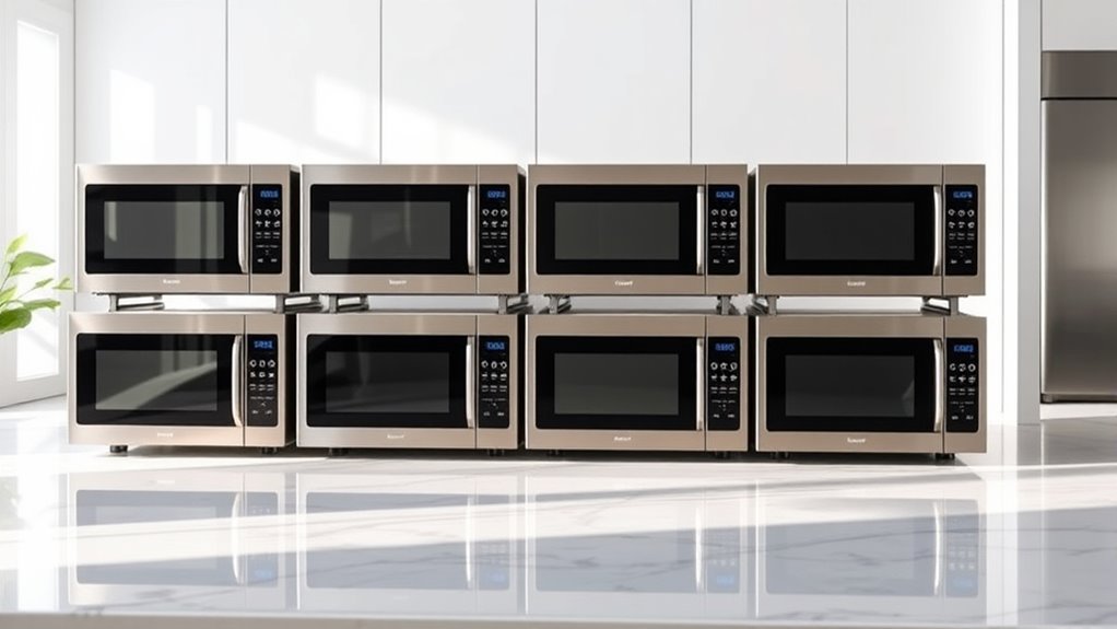 top over range microwaves