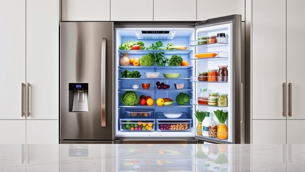 top rated futuristic fridge options
