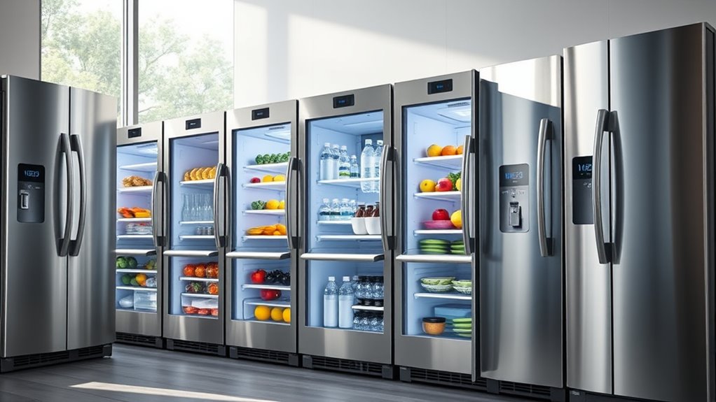 top rated side by side fridges