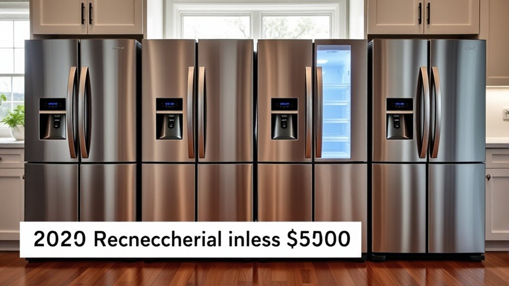 top rated side by side refrigerators