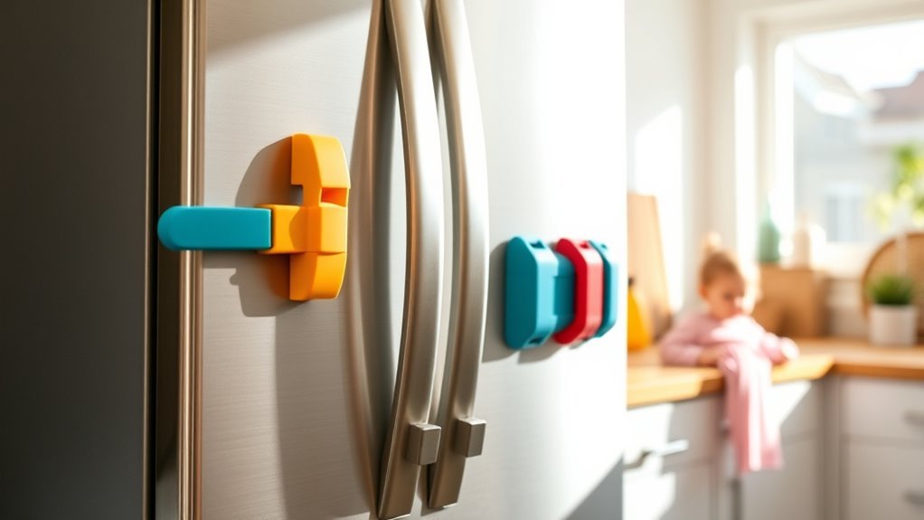 top refrigerator childproof locks