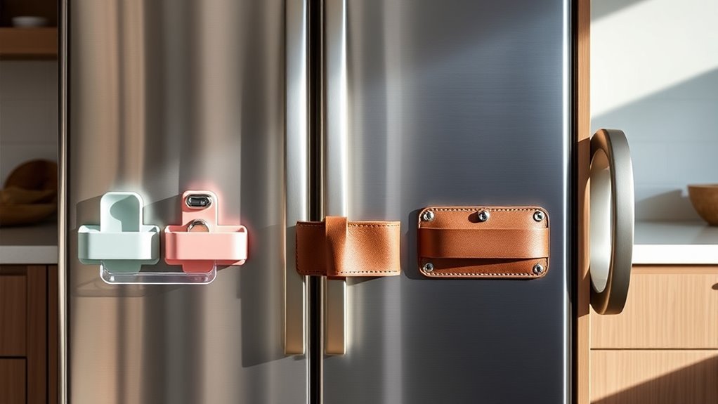 top refrigerator handle covers