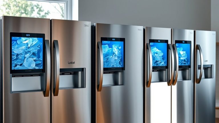 top refrigerator ice makers