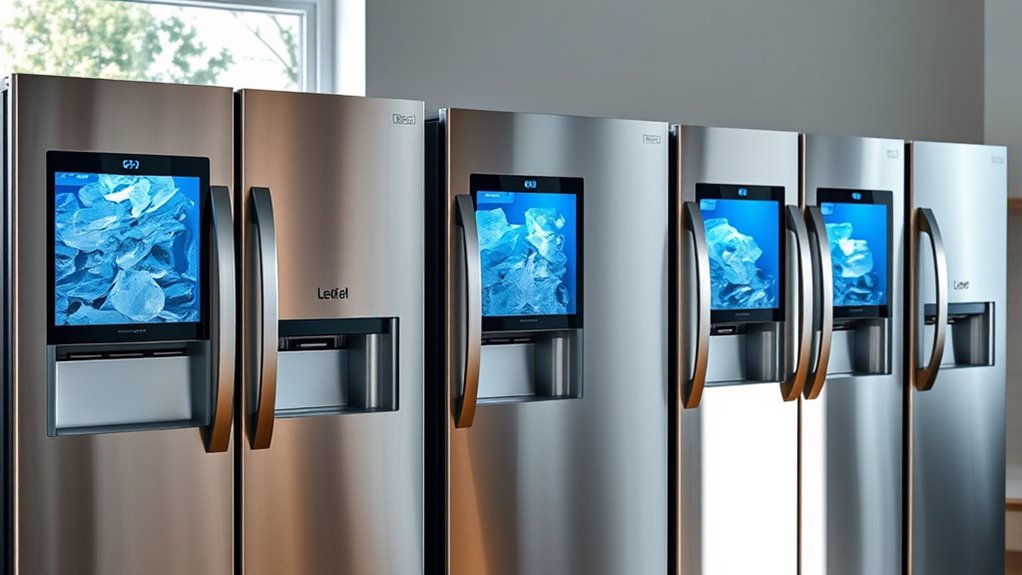 top refrigerator ice makers