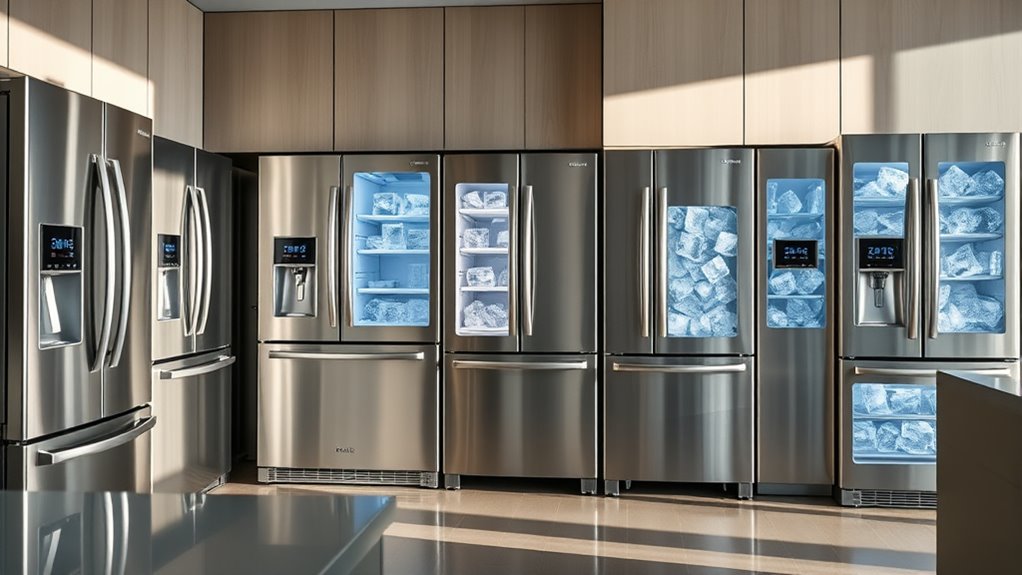 top refrigerator ice makers
