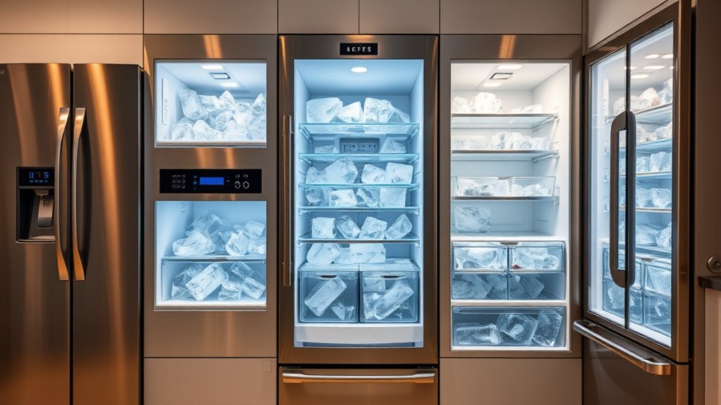 top refrigerator ice makers