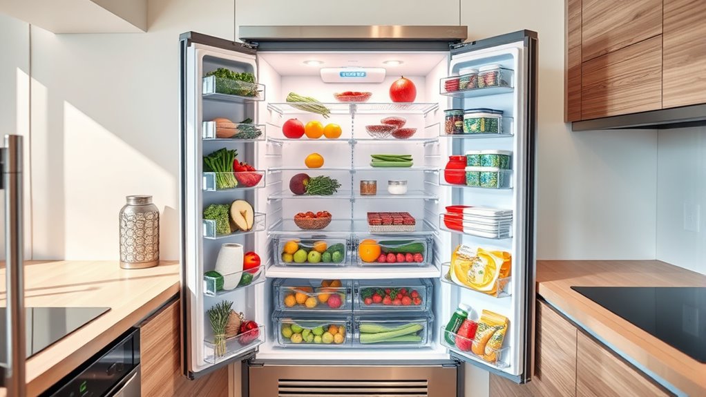 top refrigerator layout designs