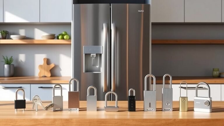 top refrigerator lock options