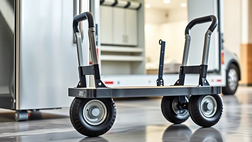 top refrigerator moving dollies