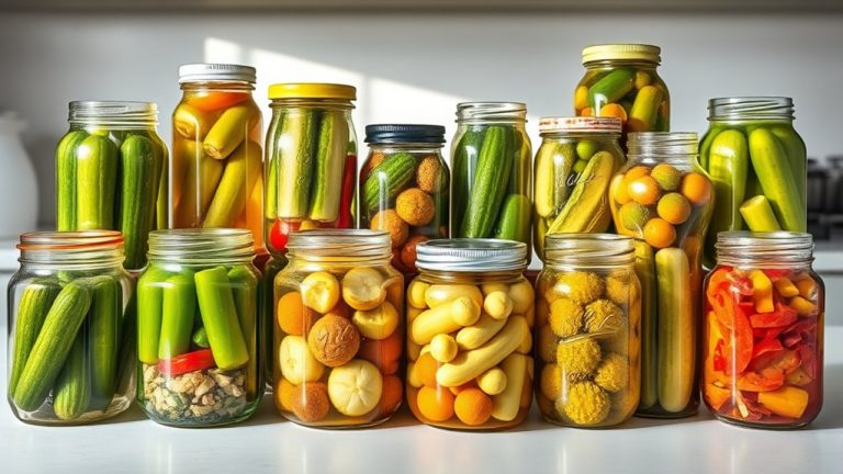 top refrigerator pickle jars