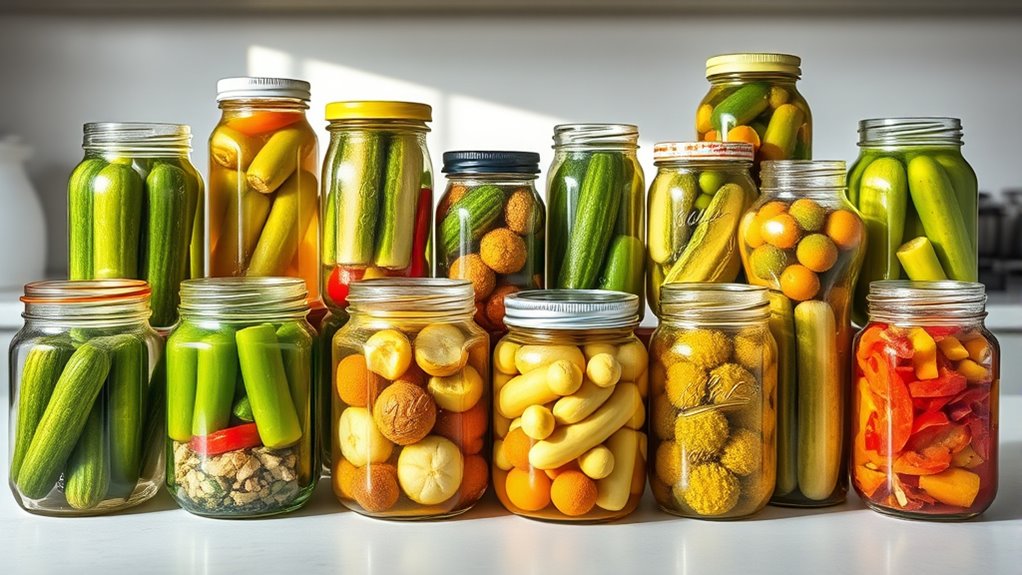 top refrigerator pickle jars