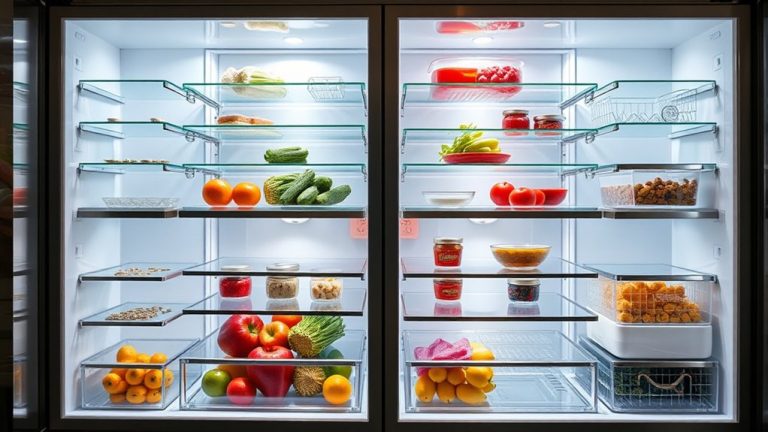 top refrigerator shelf setups