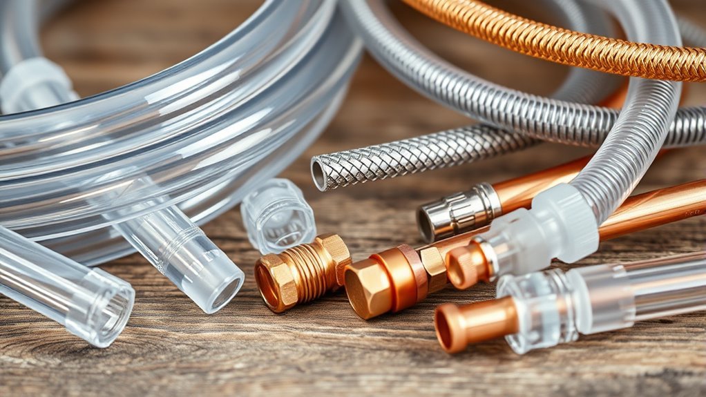 top refrigerator water line materials