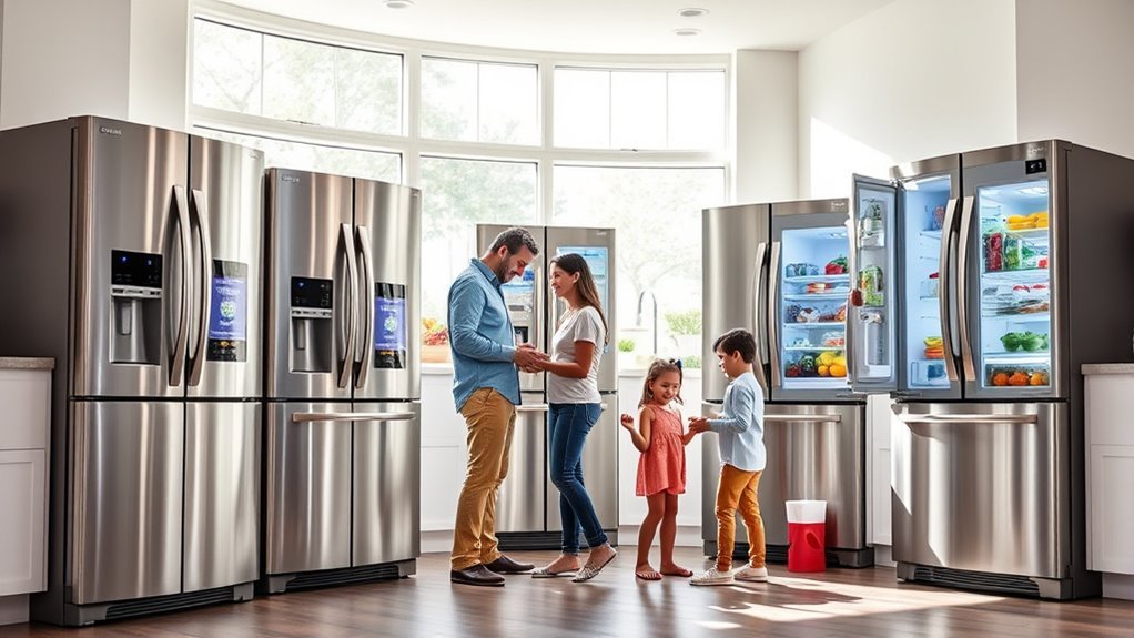 top refrigerators for families