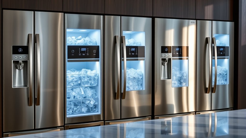 top refrigerators with crushed ice