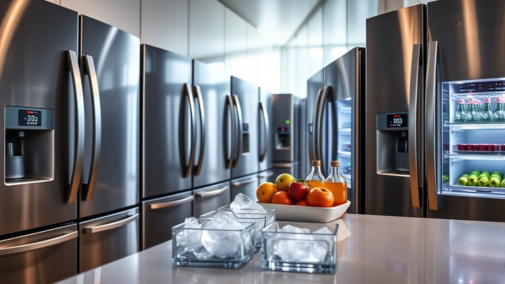 top refrigerators with ice