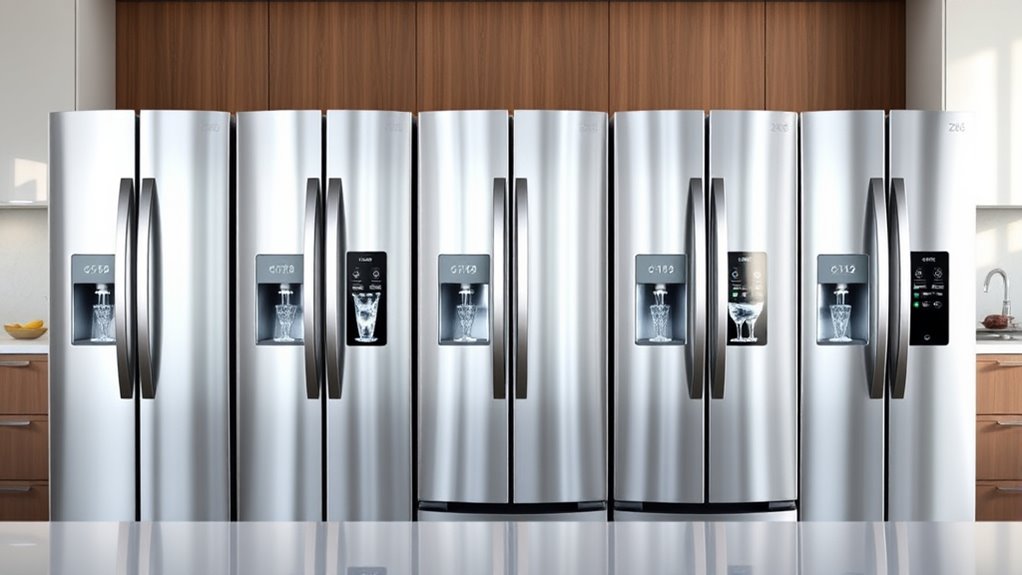 top refrigerators with water