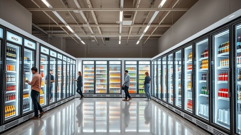 top retail refrigerator displays