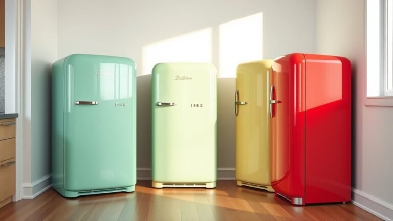 top retro mini fridges