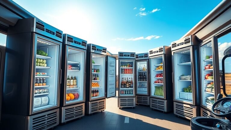 top semi truck refrigerators