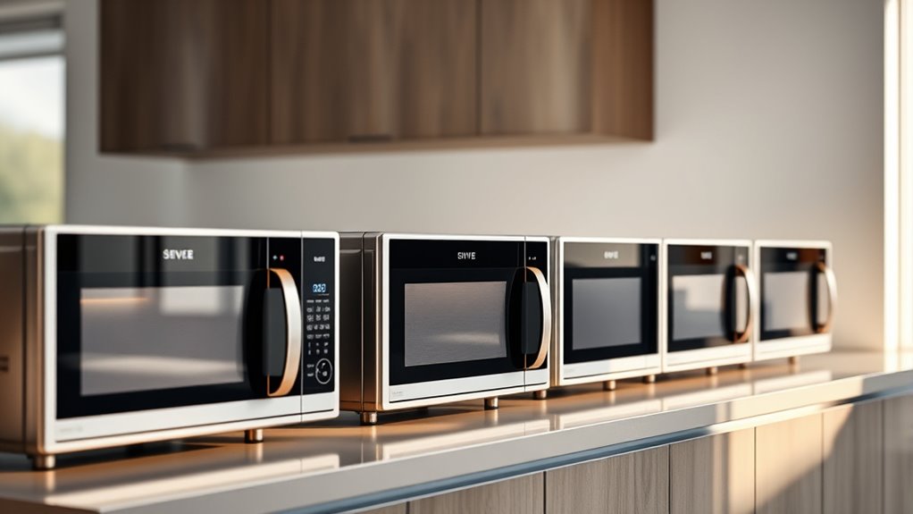 top sensor microwave ovens