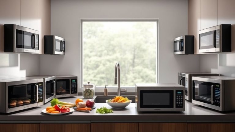 top sensor microwave ovens