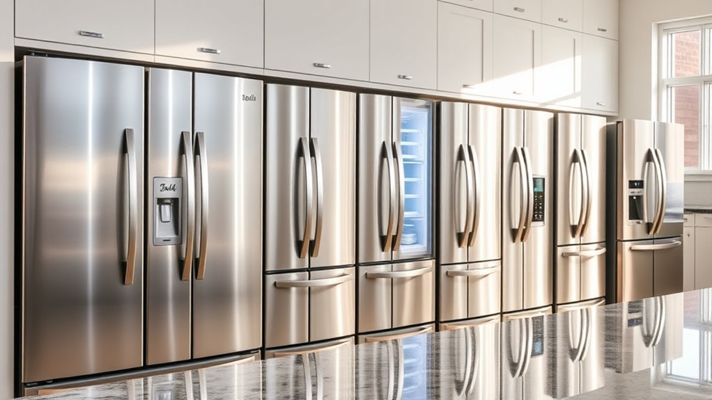 top side by side refrigerator brands