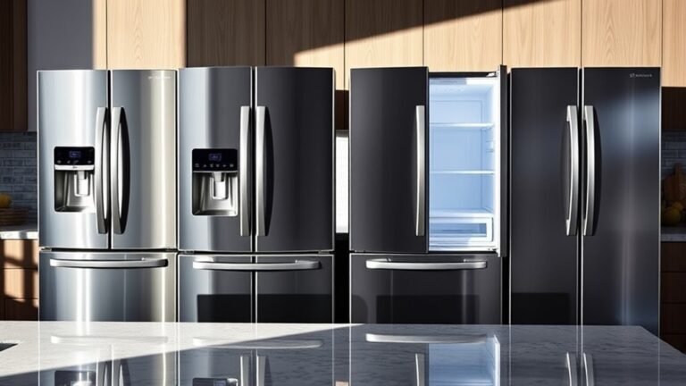 top side by side refrigerators
