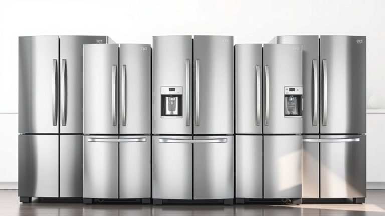 top side by side refrigerators