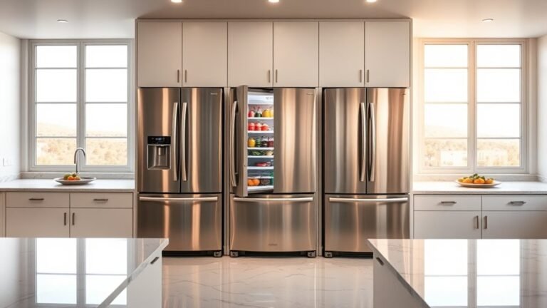 top side by side refrigerators