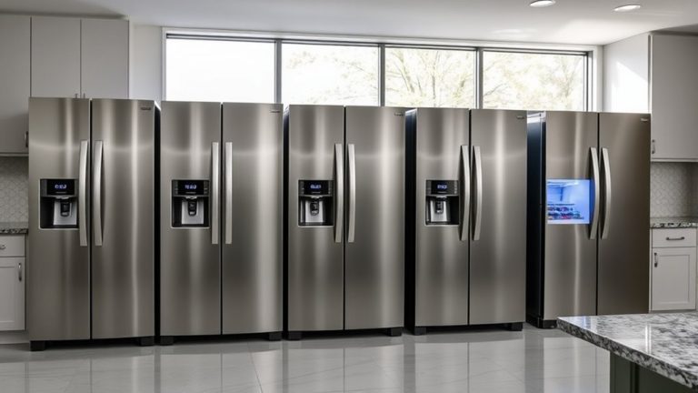 top side by side refrigerators