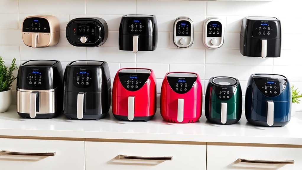 top space saving air fryers