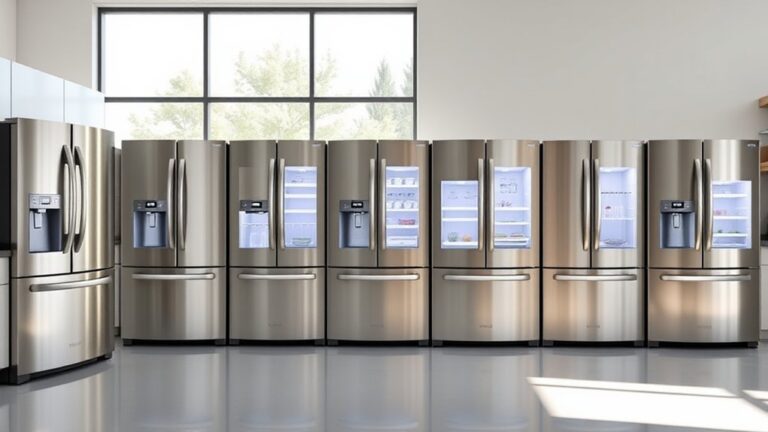 top space saving french door refrigerators