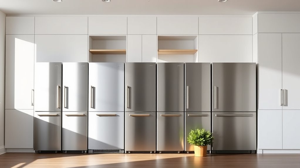 top space saving fridges