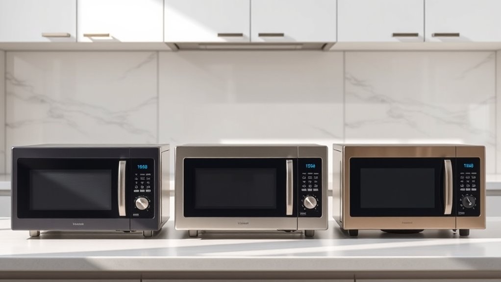top space saving oven microwaves