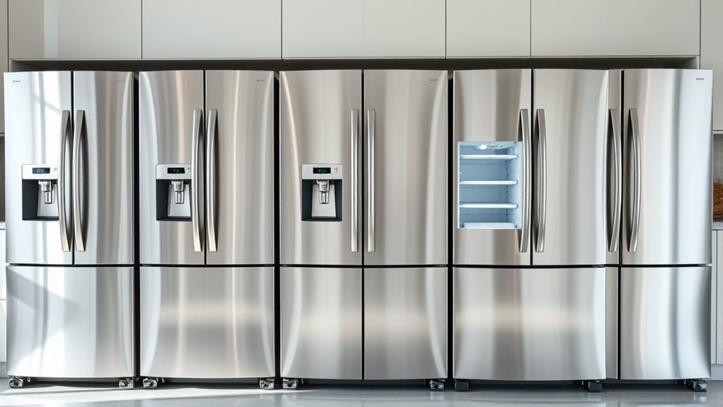 top stainless french door refrigerators