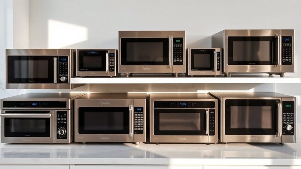 top stainless microwave options