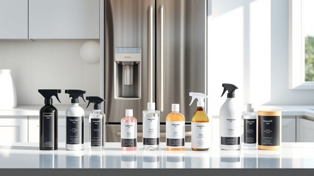 top stainless refrigerator cleaners