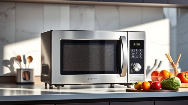 top stainless steel microwave models