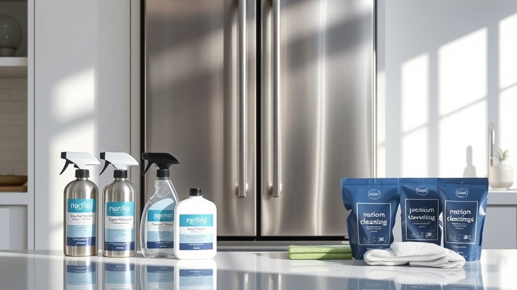top stainless steel refrigerator cleaners