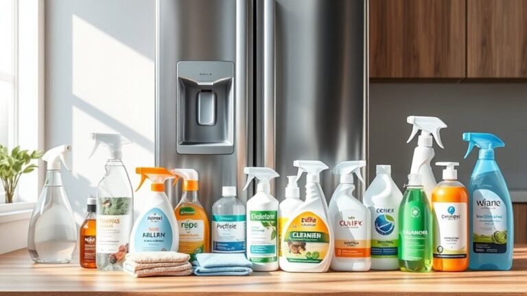 top stainless steel refrigerator cleaners