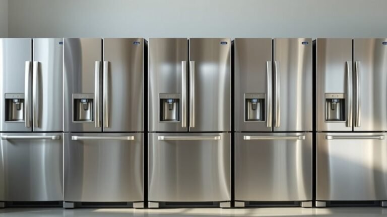 top stainless steel refrigerators