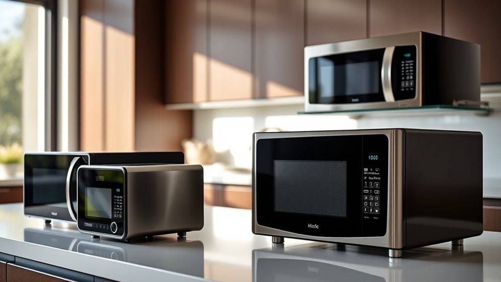 top stylish microwave models